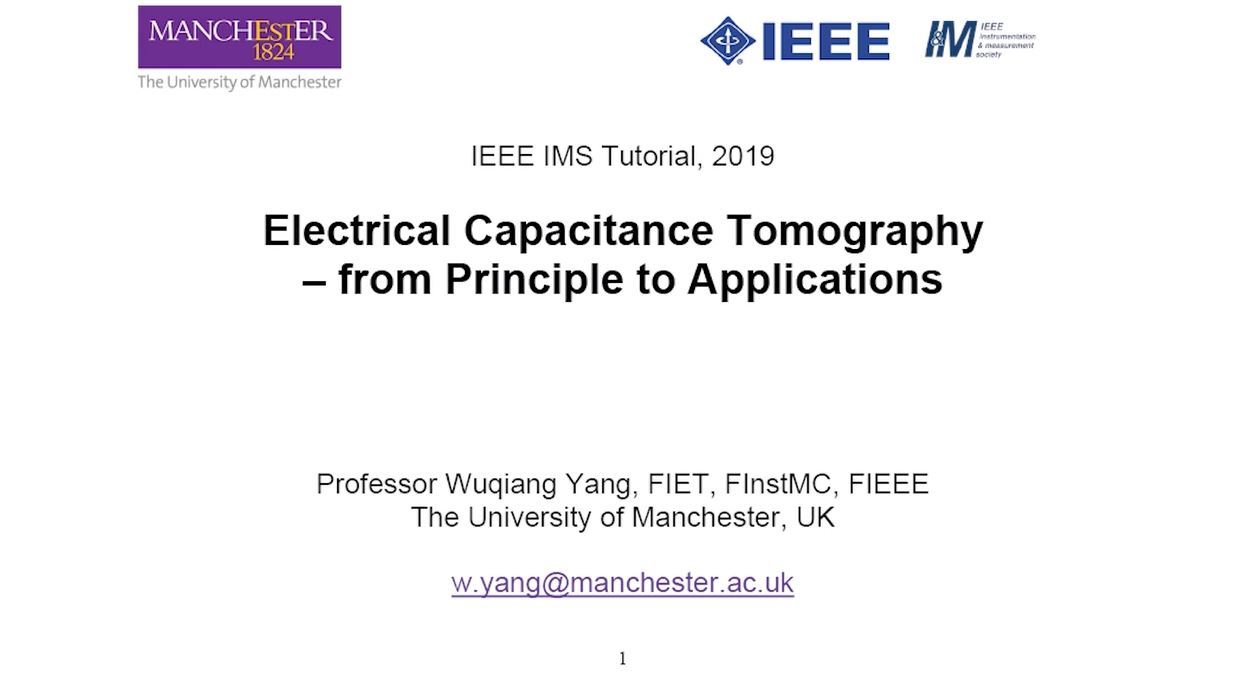 Electrical Capacitance Tomography--from Principles to Applications